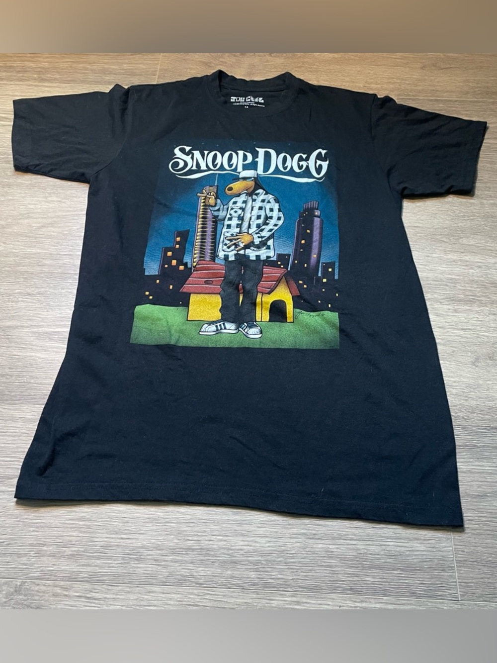 Joe Cool Snoop Dog Collection Cartoon Men’s Medium Graphic Tee T-Shirt